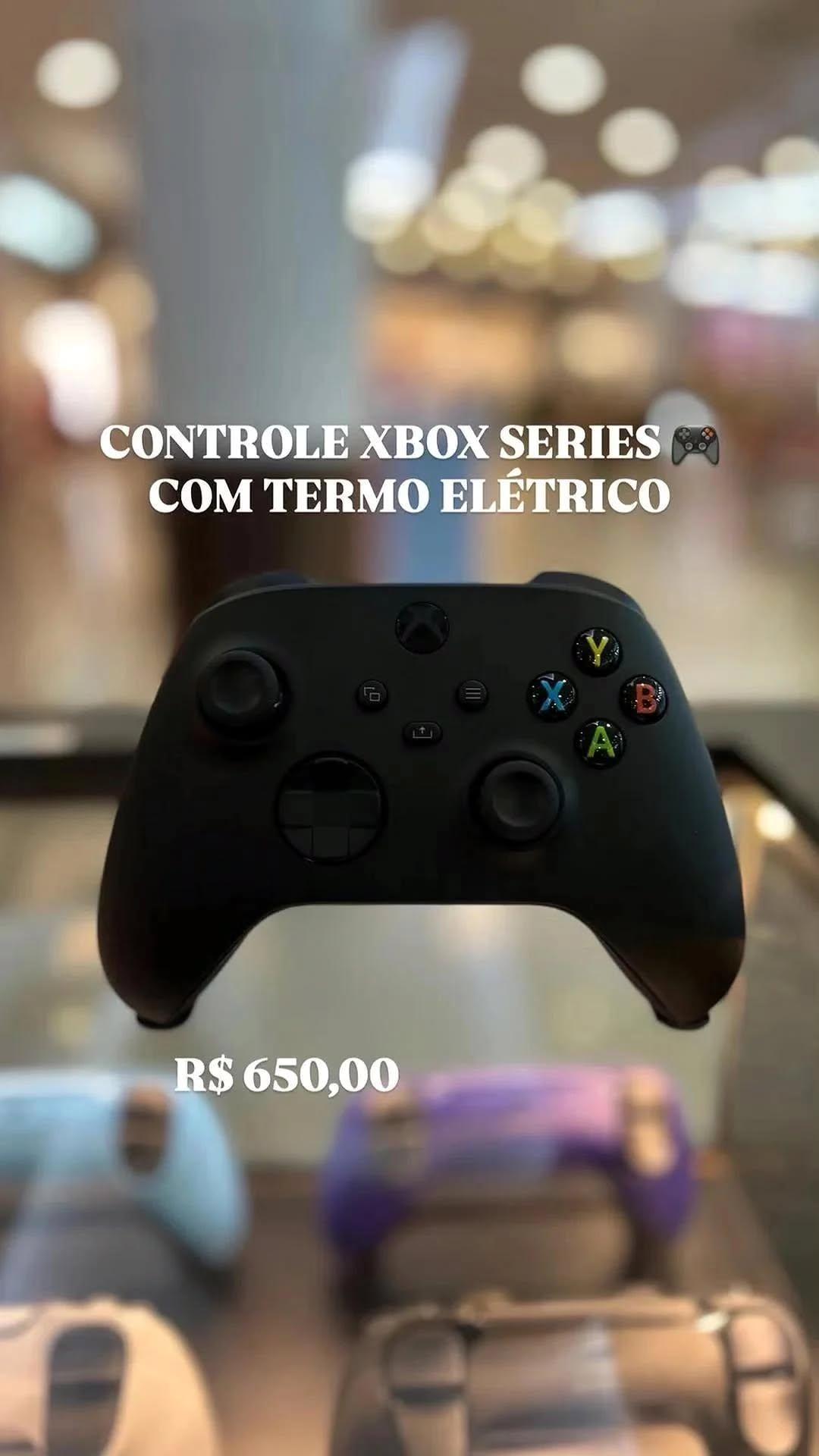 CONTROLE XBOX SERIES S - COM TERMO ELÉTRICO