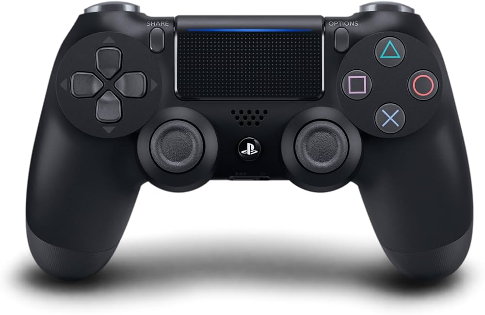 Controle Duashock preto com Hall effect